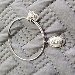Pineapple Alex and Ani Charm Bangle Bracelet